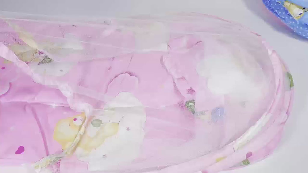 1 unidad de mosquitera plegable para niños, no requiere instalación, portátil y práctica