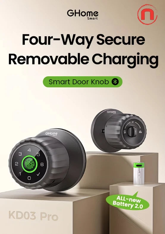🔐📱 GHome Smart 4-in-1 Smart Door Lock 📱🔐