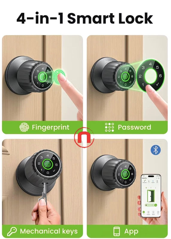 🔐📱 GHome Smart 4-in-1 Smart Door Lock 📱🔐