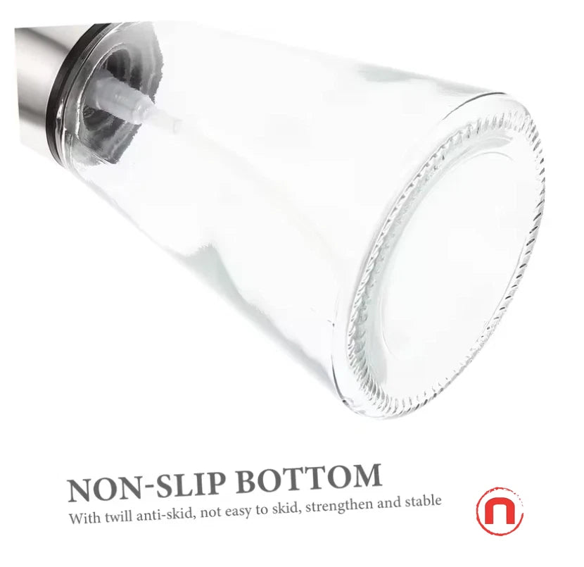 🍳 Stainless Steel Oil Sprayer Bottle for Cooking Olive Oil Spray Mister Kitchen